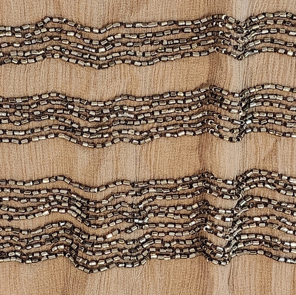 Club Monoco Silk Beaded Mini Skirt Size 8 - Picture 4 of 10